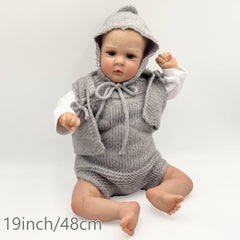Adorable Reborn Youngsters Doll Soft Cuddly Lifelike Realistic Skin