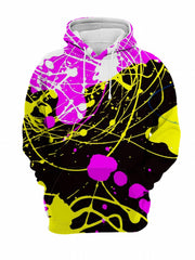 Colorful Novelty Print Hoodie Men's Graphic Pullover Hooded Sweatshirt