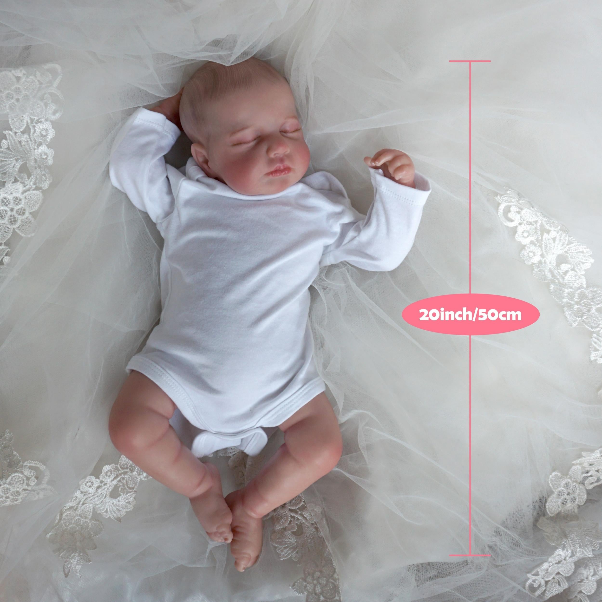 Hand Painted 50 8 Cm Reborn Baby Doll Newborn Dolls With Visible Veins