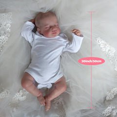 Hand Painted 50 8 Cm Reborn Baby Doll Newborn Dolls With Visible Veins