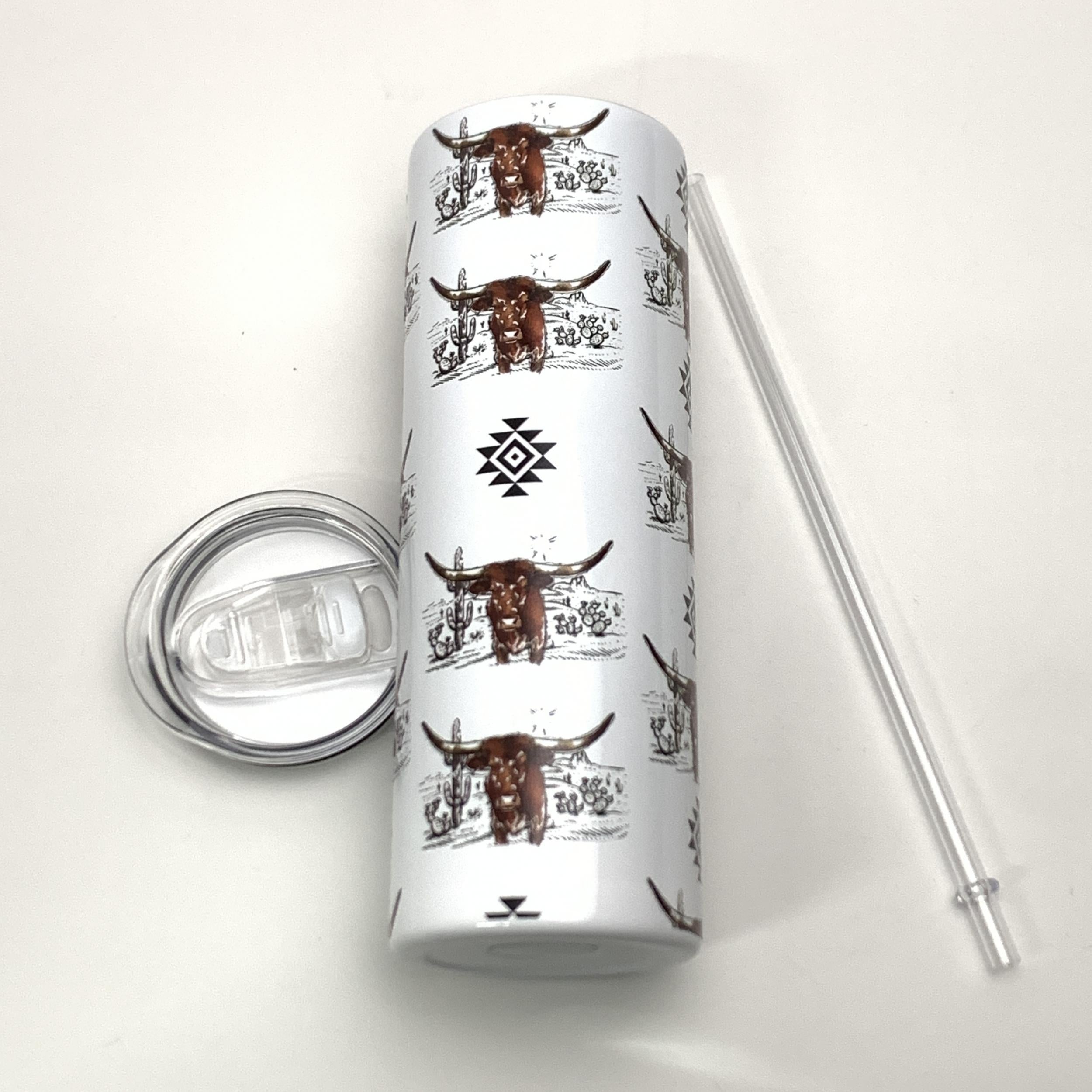 Cowboy Style Stainless Steel Water Bottle 590ml 20oz Leakproof Shatterproof Cup