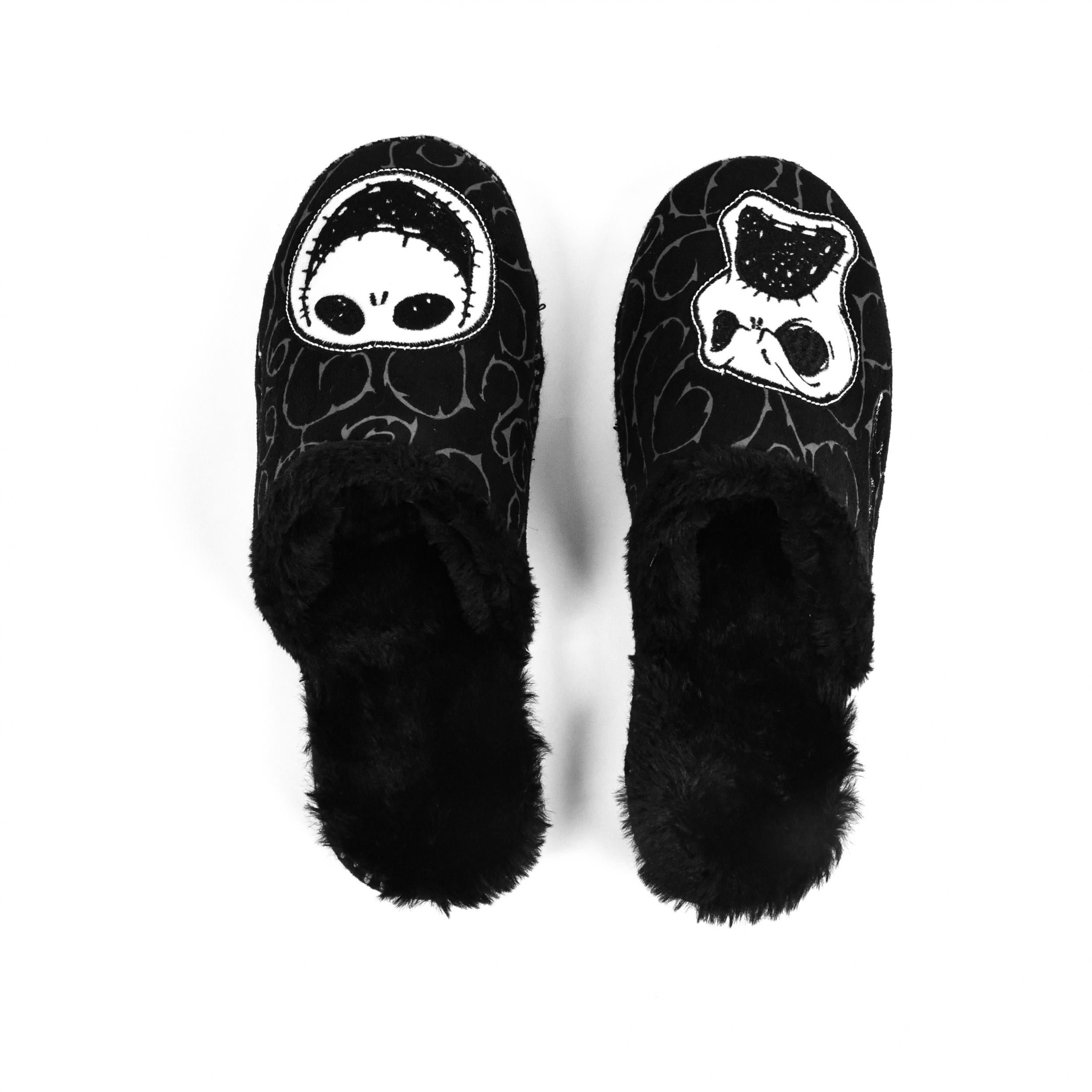 Men's Halloween Warm Cozy Slides Fleece Slippers