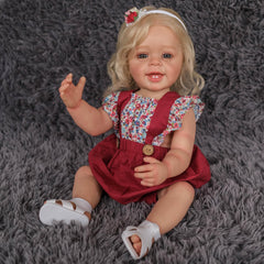 22 Inch Soft Touch Reborn Baby Doll Realistic 3D Princess