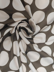 Dot Print Open Front Cardigan