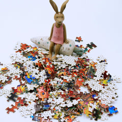 1000 Pc Cardboard Jigsaw Puzzles Christmas Puzzle Unique Pieces Fit Together