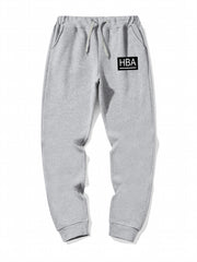 Men's Casual Letter Print Stylish Jogger Sweatpants