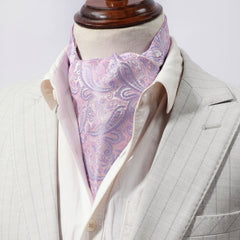 Men's Ethnic Style Fruit Pattern Wide Collar Tie Scarf Cravat
