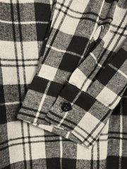 Plaid Print Button-Up Shirt Top
