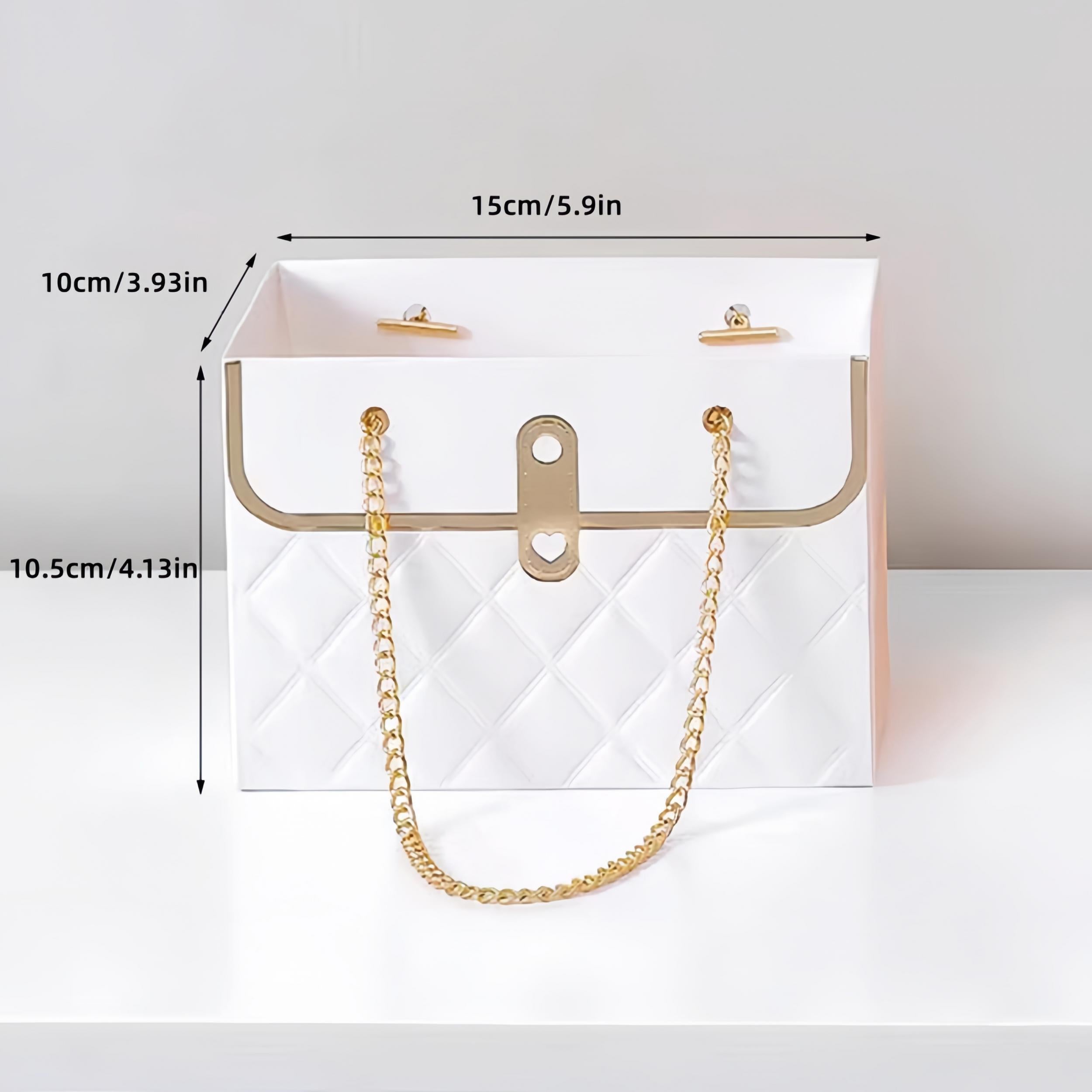 2pcs Rectangular Floral Packaging Box for Weddings and Parties