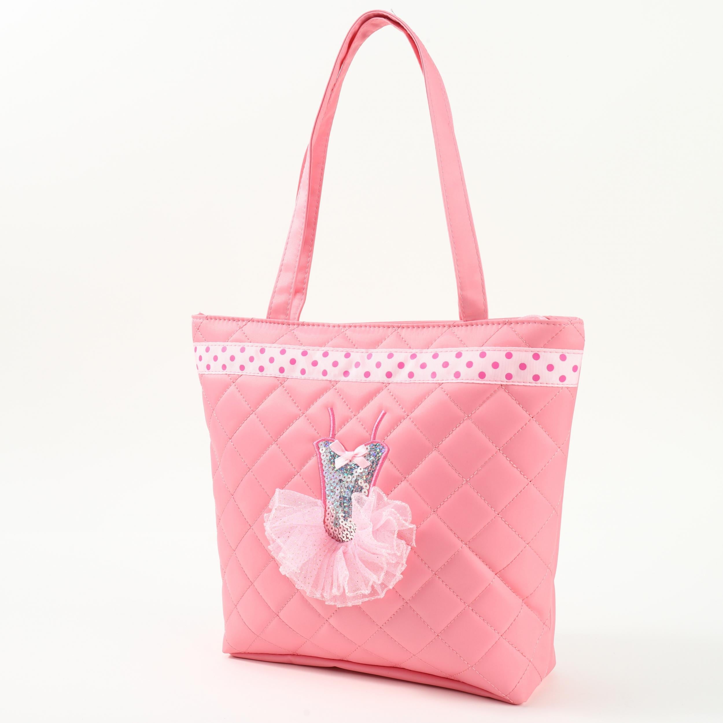 Girls Dance Bag Ballet Dress Handbag Shoulder Duffle Bag Waterproof Tote Bag