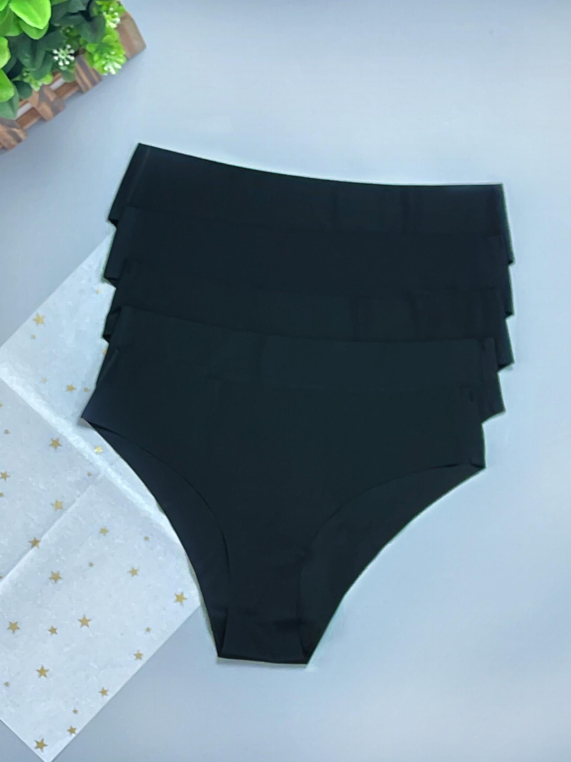 5 Seamless Briefs Stretchy Intimates Panties Women's Lingerie