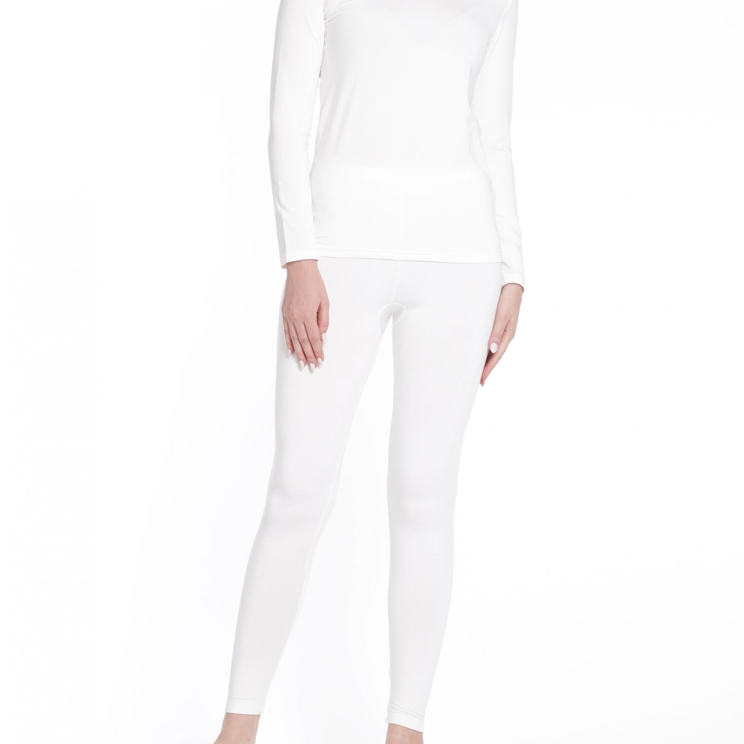 Women's Thermal Underwear Set Long Sleeve Crew Neck Tops & Pants
