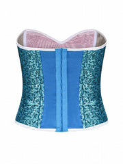 Sequin Strapless Corset Bustier Tummy Control Body Shaper