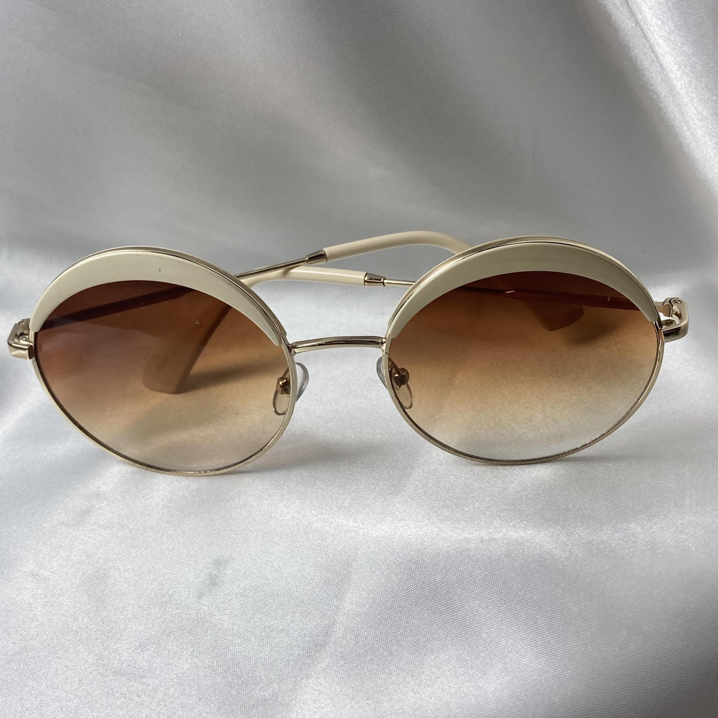 Round Polarized Sunglasses Gradient Glasses Driving Beach UV400