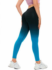 Gradient High Waist Yoga Pants Women Slimming Hip Lifting Leggings