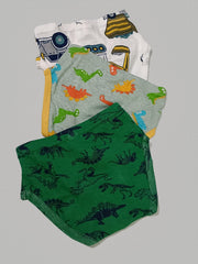 3pcs Boys Cartoon Print Cotton Briefs Underwear