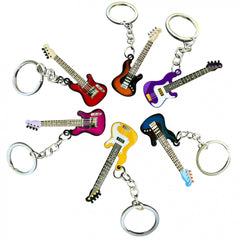 Guitar Keychain Miniature Instrument for Music Lovers