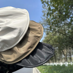 Foldable Shell Visor Hat Solid Sunscreen Headband Summer Sun Hat Women