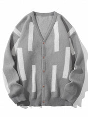 Men's Vintage Style V Neck Button Up Cardigan Vest