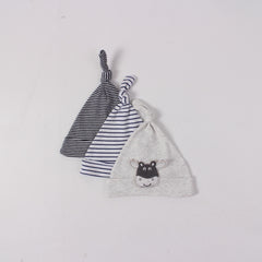 3pcs Baby Cotton Carpet Caps Lightweight Breathable Hat For Newborn