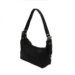 Retro Nylon Women Bags Pink Handbags Summer Solid Ladies Underarm Bag