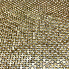 Hotfix Diamond Sticker Sheet Golden Hexagonal Dry