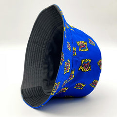 Versatile Bucket Hat With Mouth Print Sun Hat For Daily Shopping