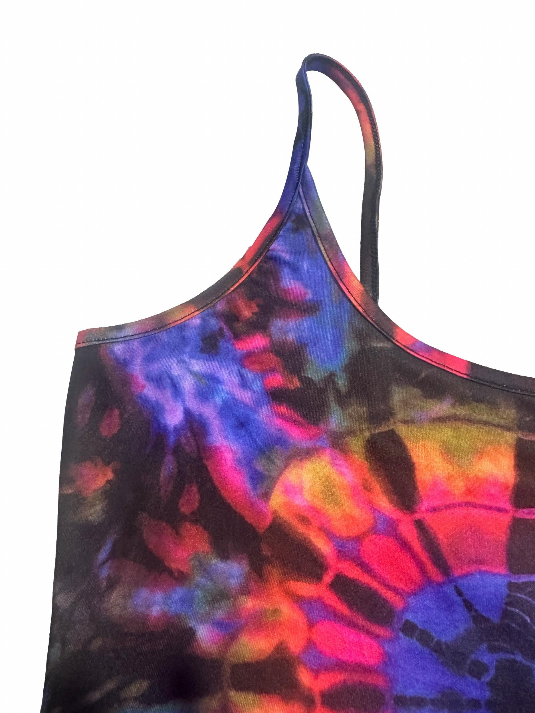 Y2K Graphic Print Crop Cami Top