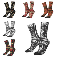 Men's Funny Retro Compression Mid calf Socks