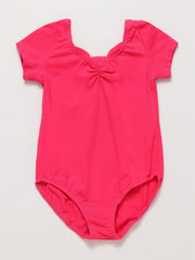 Girls Short Sleeve Team Basic Leotard Ballet Dance Gymnastics