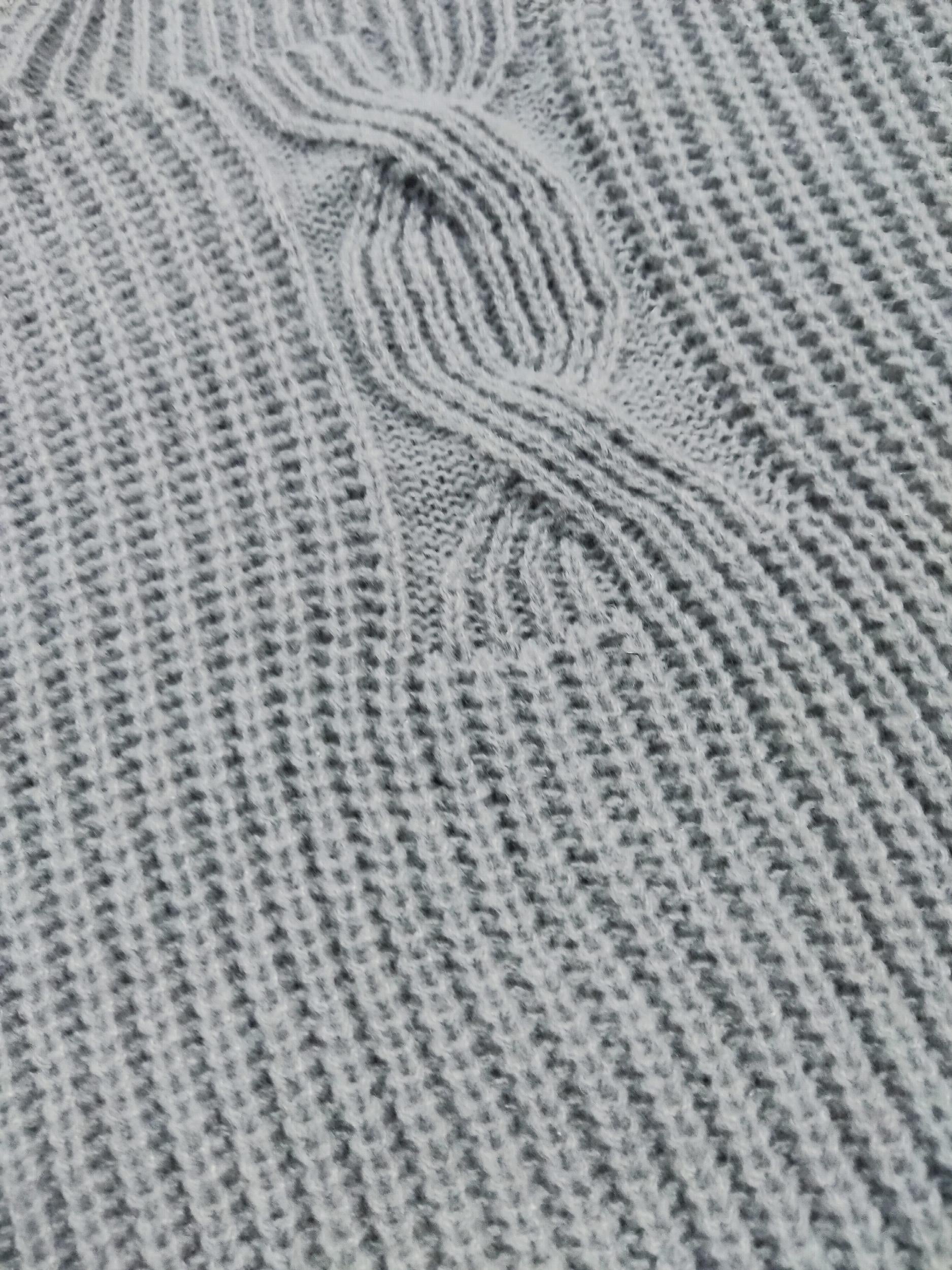 Cable Knit Sweater Women's Mock Neck Pullover Jumper