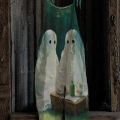 Halloween Ghost Print Cami Jumpsuit