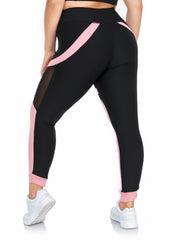 Colorblock Mesh High Rise Leggings