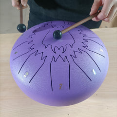 25cm Steel Tongue Drum with Loud Sound for Beginners