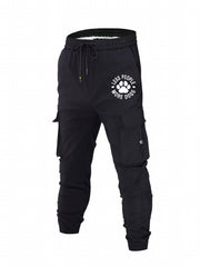 Men's Casual Dog Print Cargo Pants