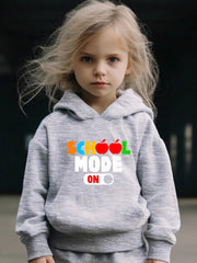Girls School Mode Hooded Sweatshirt & Sweatpants Set