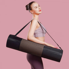 Breathable Yoga Mat Storage Mesh Bag Single Shoulder Fitness Mat Storage Bag