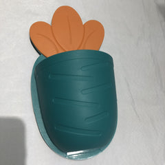 Carrot Shaped Bathroom Toothbrush Rack Wall Mounted
