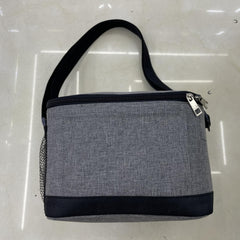 Classic Grey Insulation Lunch Bag for Office School