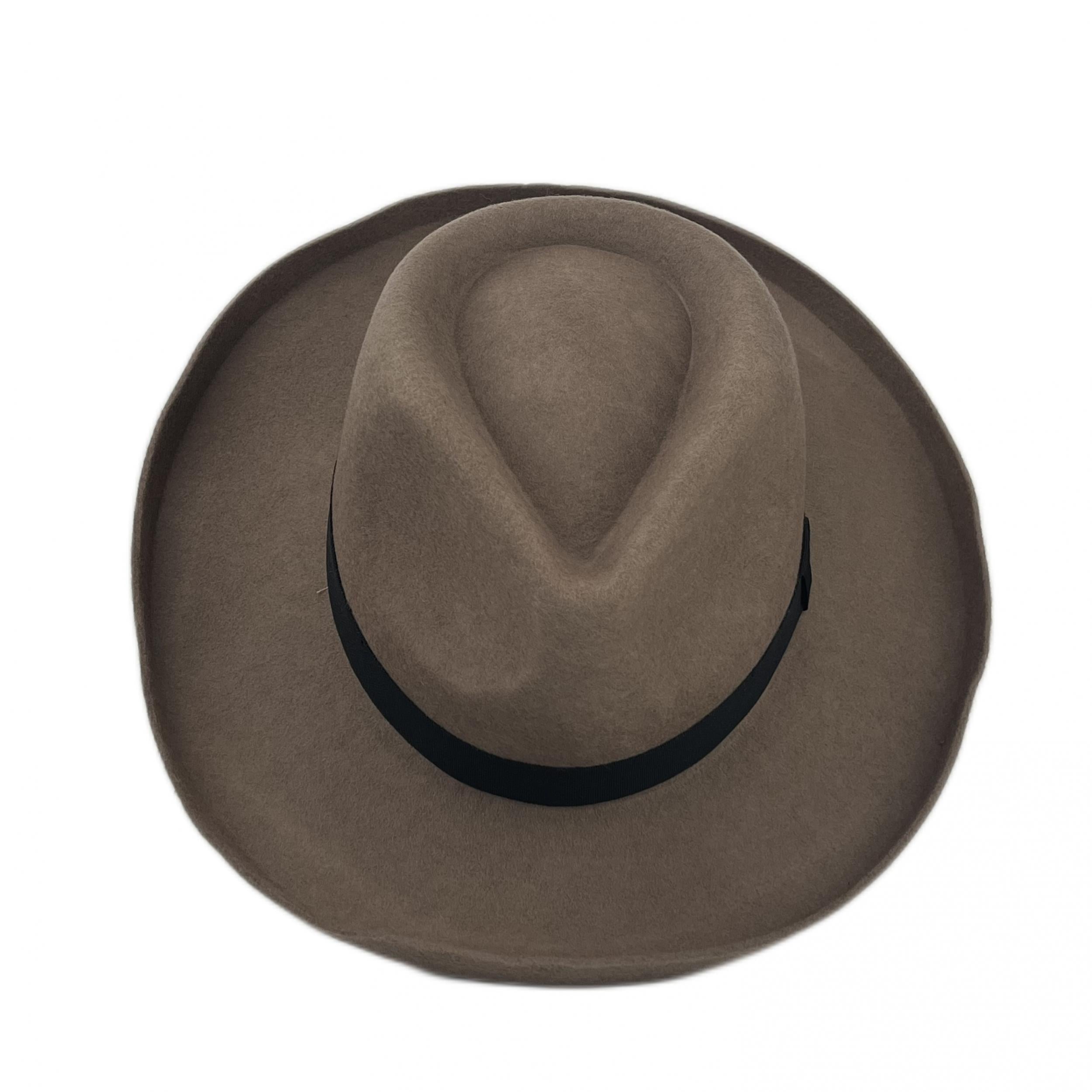 Woolen Big Brim Sunshade Fedora Hat for Party