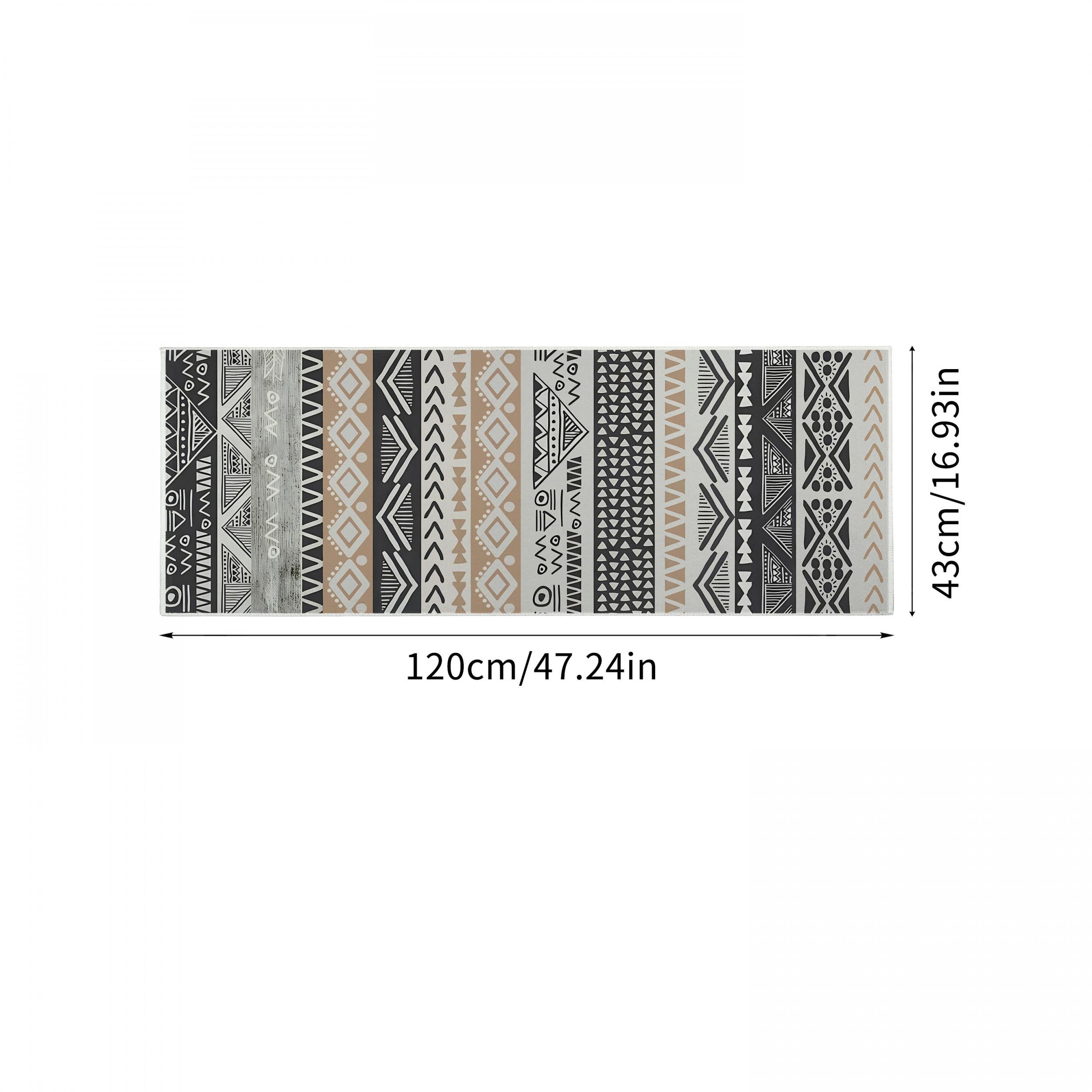 Bohemian Striped Printed Runner Rugs Moroccan Kitchen Floor Mat