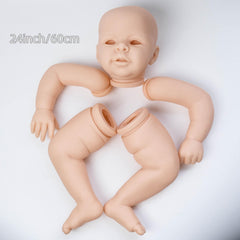 24 Inch Toddler Baby Doll Kits Reborn Doll Soft Unfinished Doll Parts