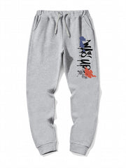Men's Tie Dye Letter Print Jogger Sweatpants