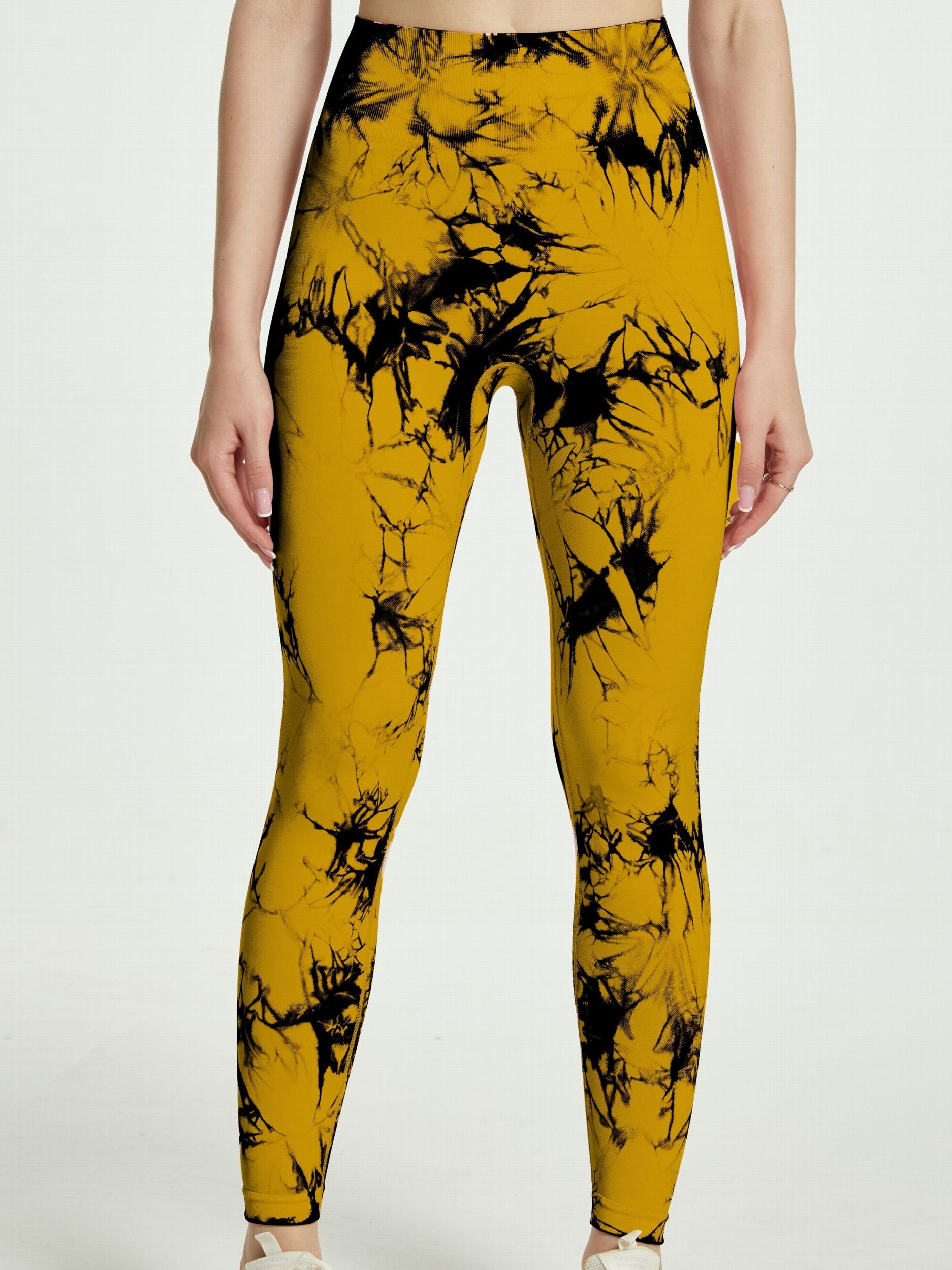 High Stretch Tie Dye Yoga Pants Women's Activewear