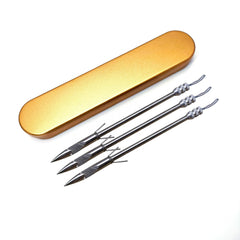 5pcs Stainless Steel Fish Dart Integrated Fishing Tackle