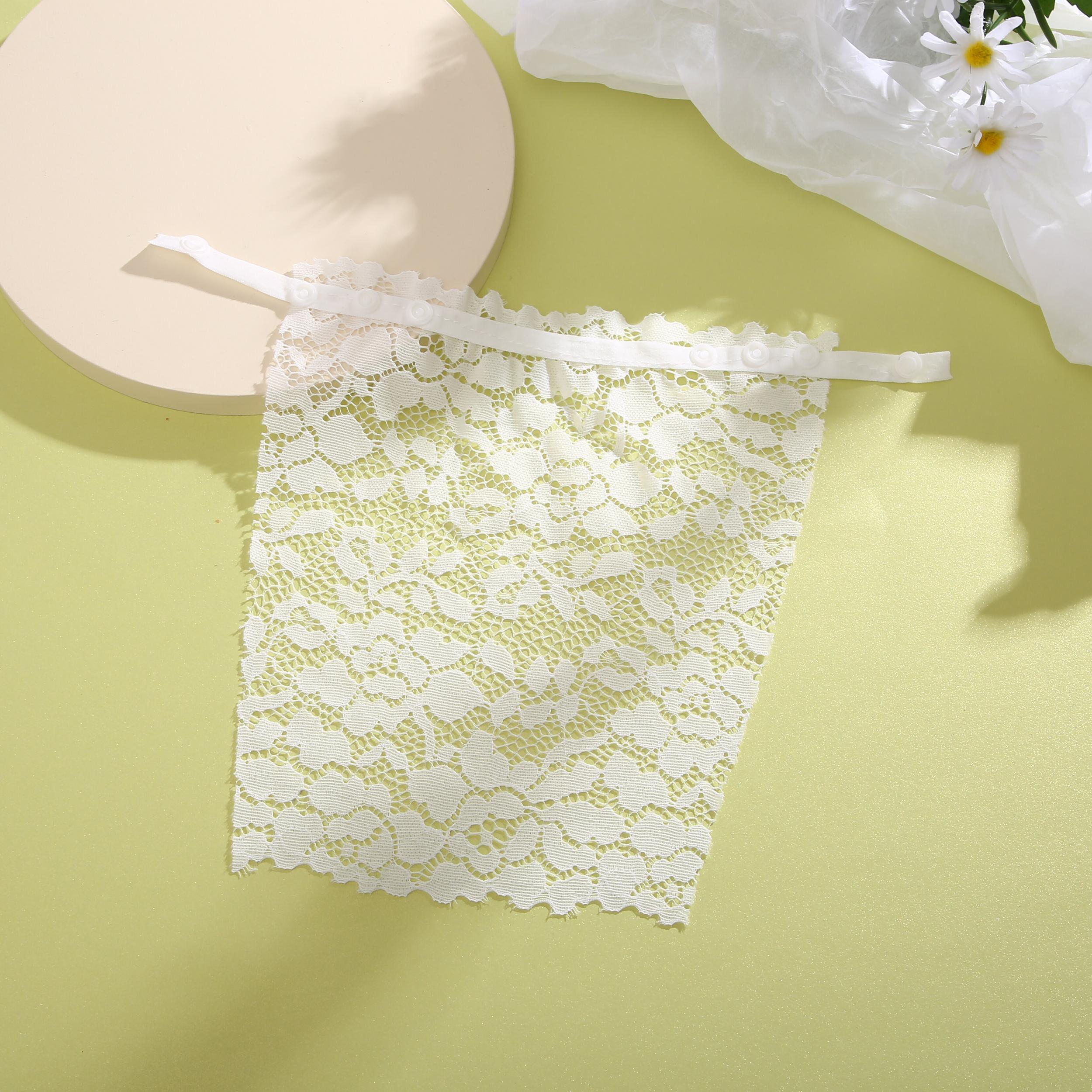 Floral Lace Mesh Chest Cover Anti-peep Clip Invisible Breast Cover