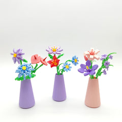 Diamond Particle Bouquet & Building Blocks Gift Set