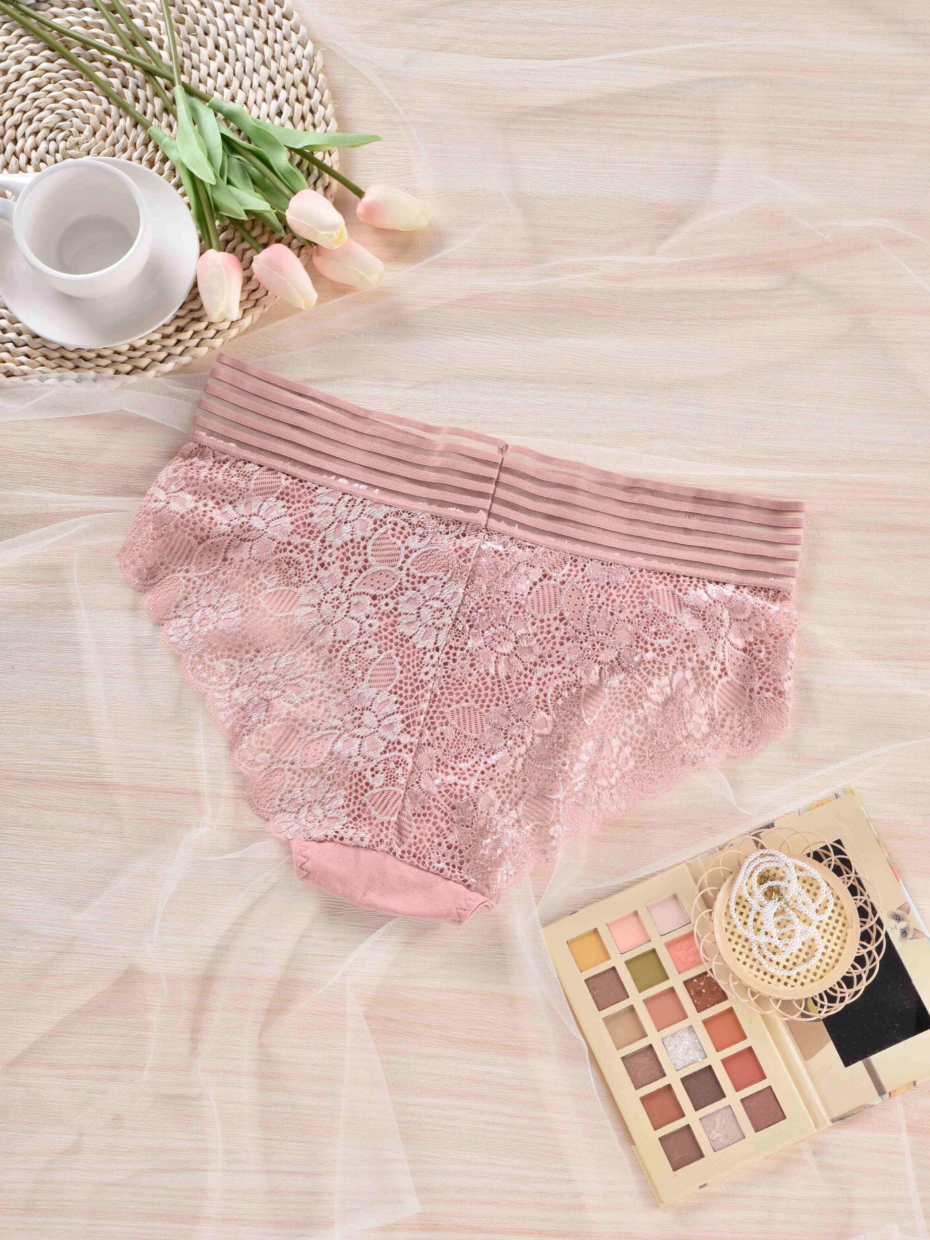 3 Pack Plus Size Underwear Set Women's Plus Lace Underwear Set