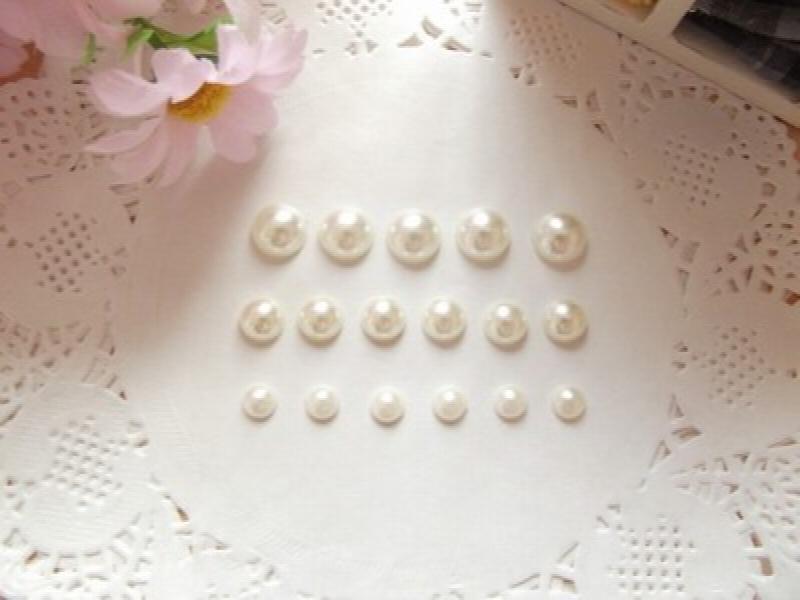400g Bag Vintage Ivory Pearl Beads 6-14mm for Jewelry Making