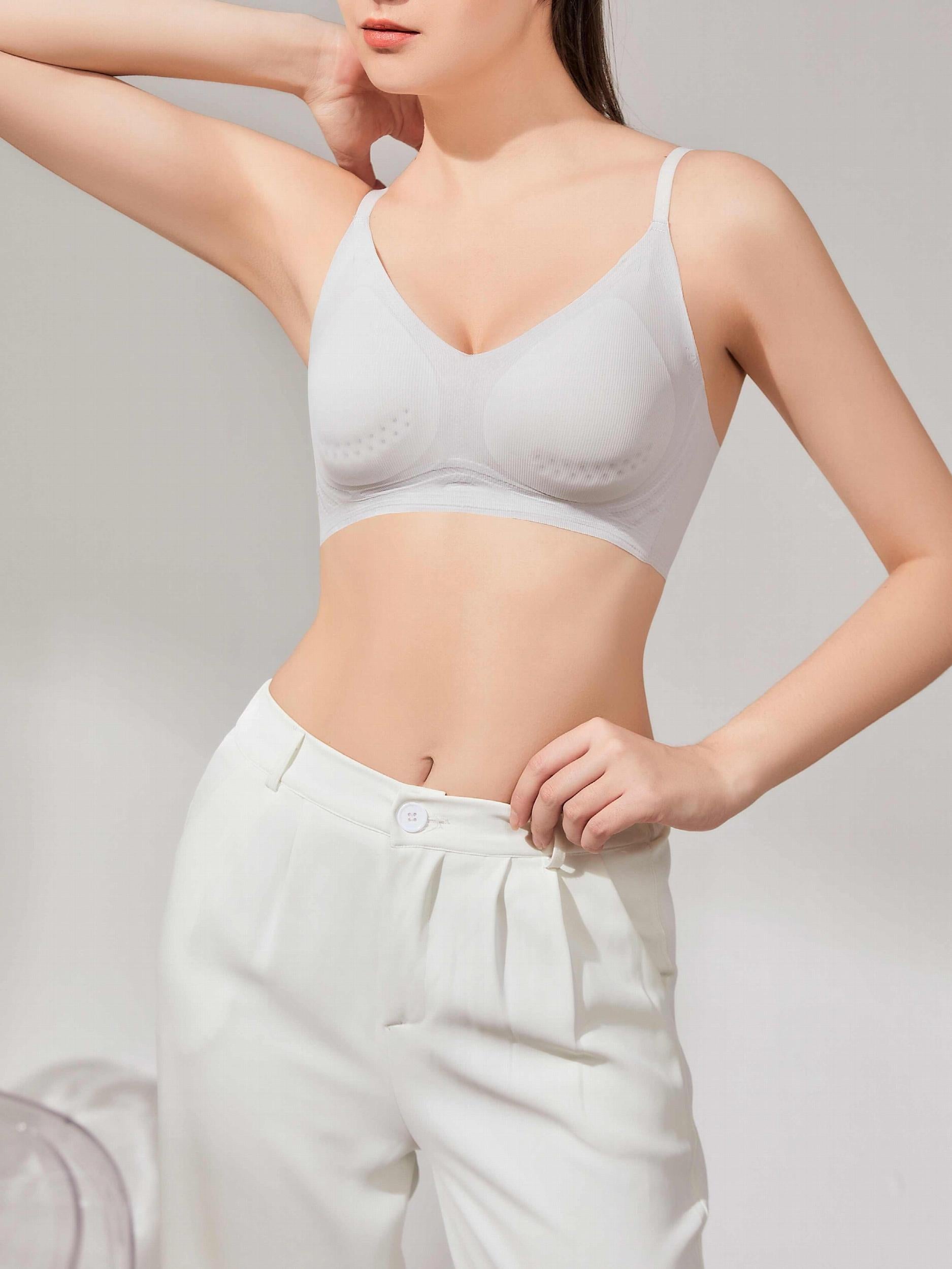 Seamless Wireless Sports Bra Soft & Comfy Yoga Fitness Everyday Bra